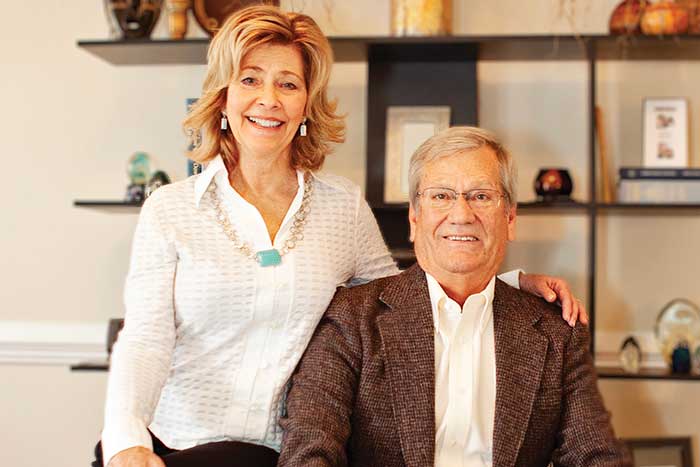Donor Nuckols and his wife